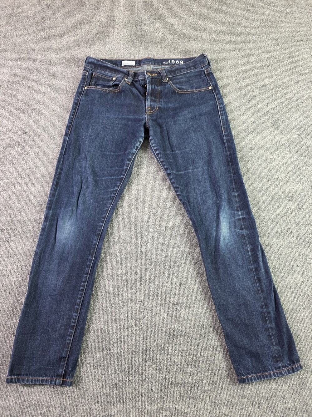 Gap 1969 Original Fit Women Jeans Size 28r X 29 Medium Wash Straight Button Fly